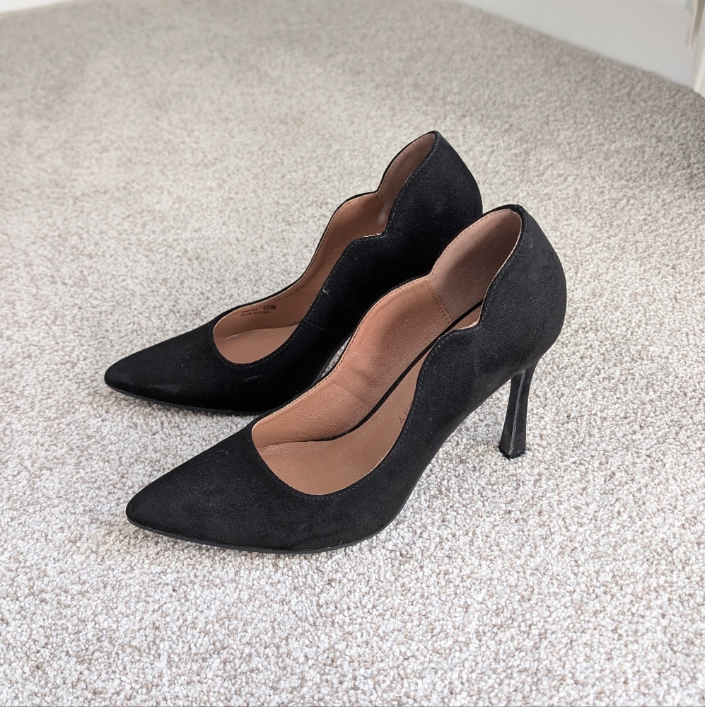 Chinese Laundry | Suede Black Women's Heels - Size 8.5